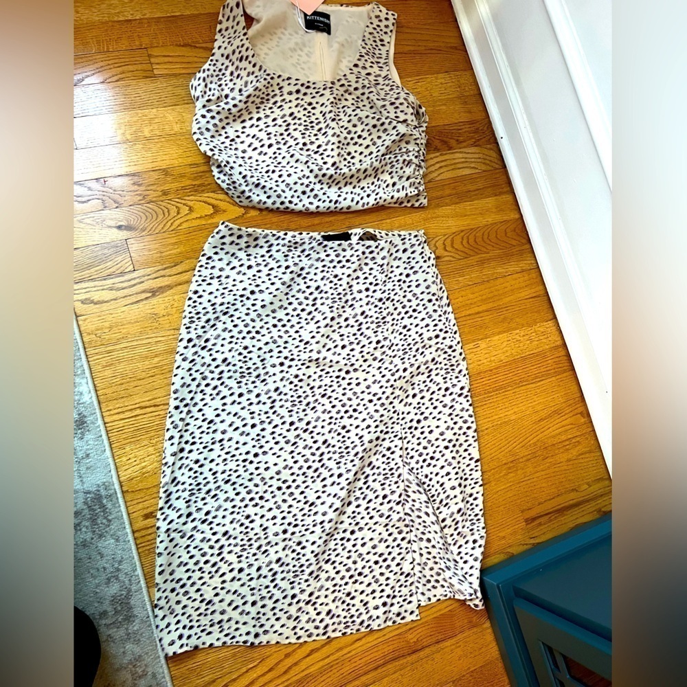 KITTENISH Cici Animal Two Piece Skirt Set Size XL Brand New - Picture 3 of 9